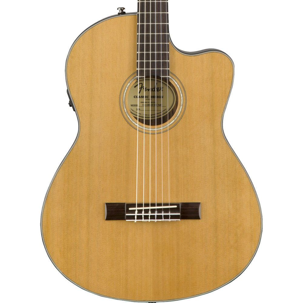 Fender CN-140SCE Nylon Thinline Guitarra Electroacústica 0970264321