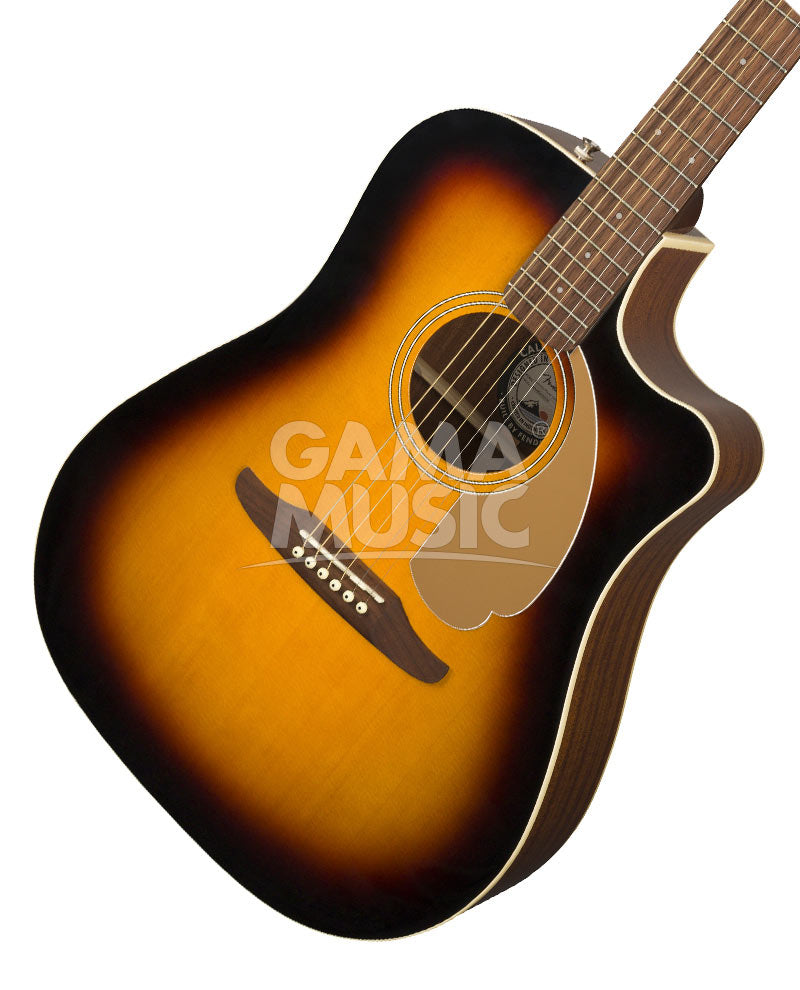 Guitarra electroacústica Redondo Player, Walnut Fingerboard, Sunburst FENDER 0970713003