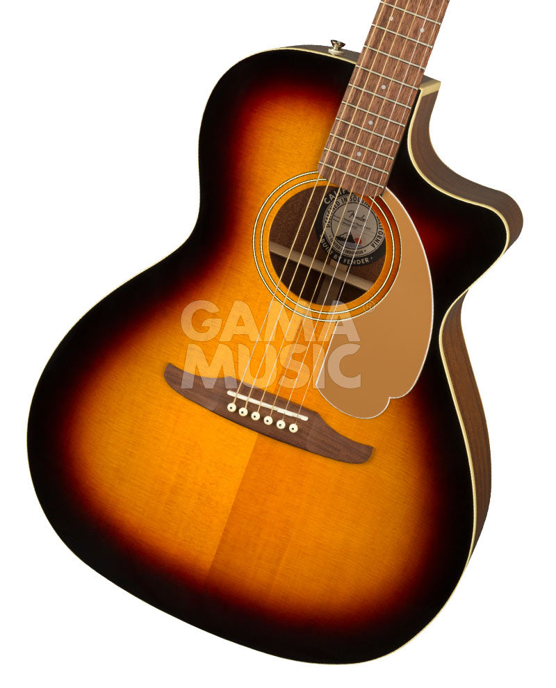 Guitarra Electroacústica Fender 0970743003 Newporter Player Wunburst WN 6 String