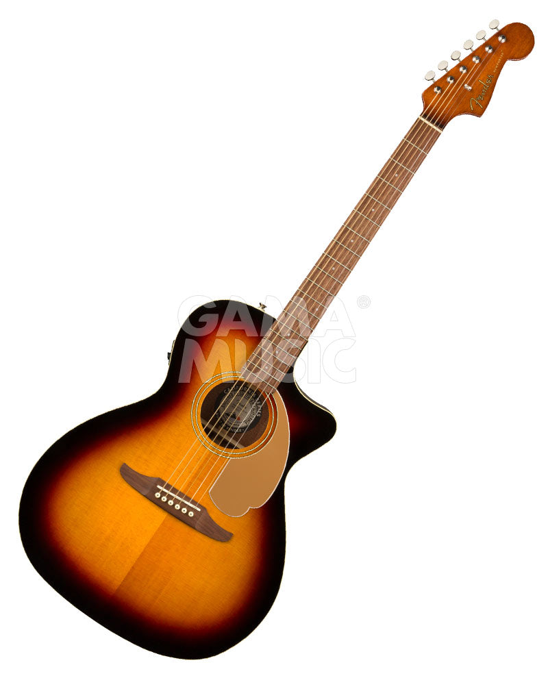 Guitarra Electroacústica Fender 0970743003 Newporter Player Wunburst WN 6 String