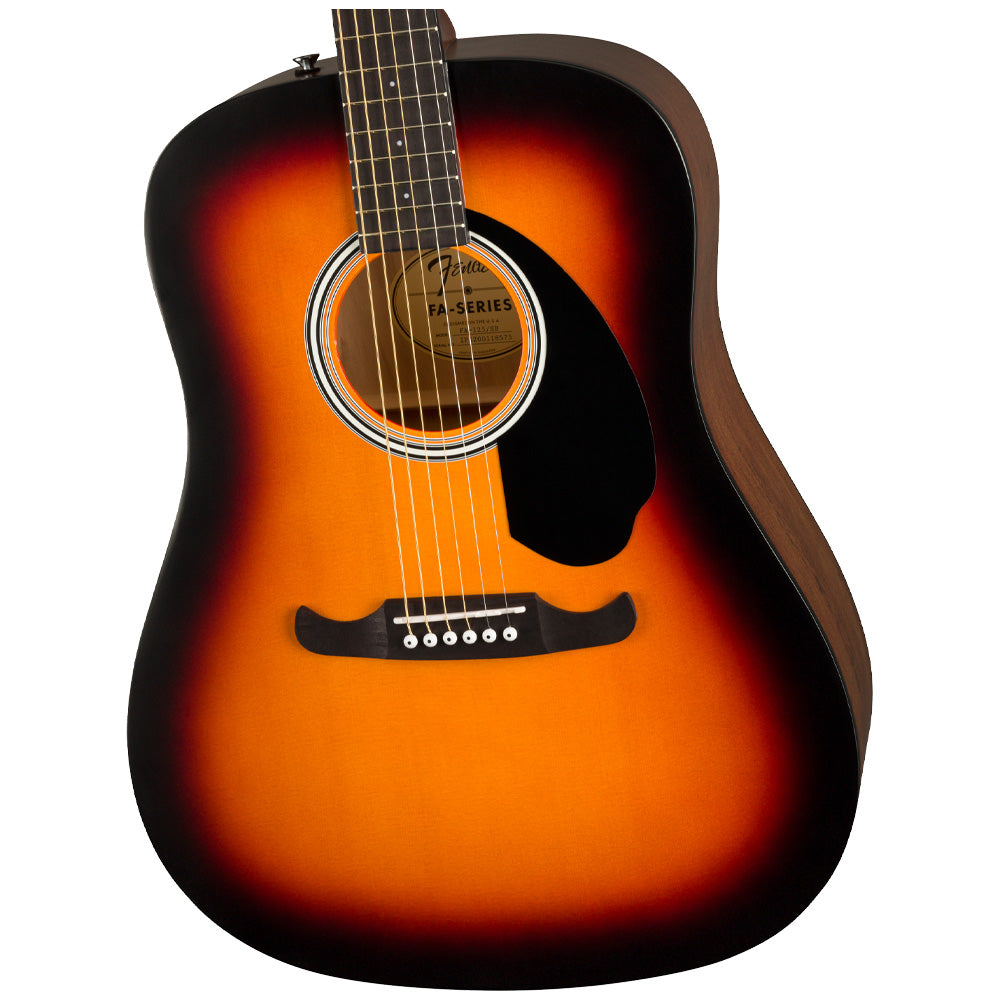 Paquete Guitarra Acústica Fender 0971110732 FA125 Costco Sunburst Wn