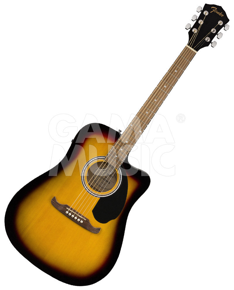 Guitarra Electroacústica Fender 0971113532 FA-125CE Dreadnought, Sunburst