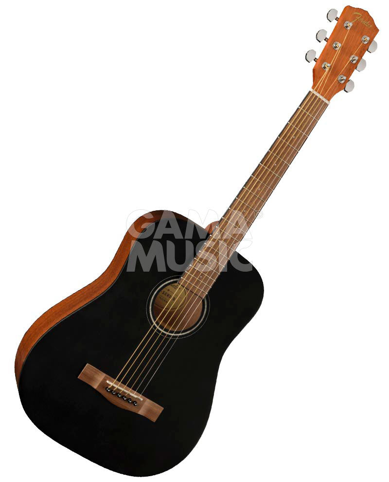 Guitarra Acústica FA-15 3/4 Steel with Gig Bag Black FENDER 0971170106