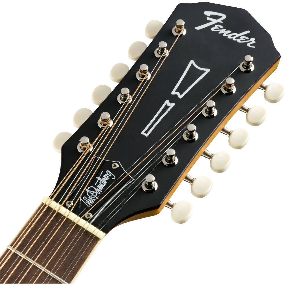 Guitarra Electroacústica Fender 0971792022 Tim Armstrong Hellcat-12 cuerdas Natural