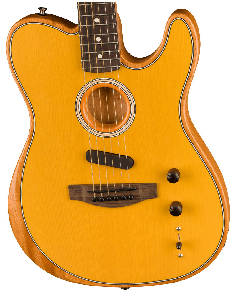 Guitarra Acoustasonic Fender 0972213250 Player Telecaster Butterscotch Blonde