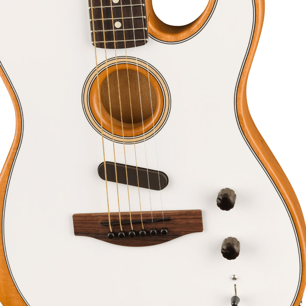 Guitarra Acoustasonic Fender 0972213280 Player Telecaster Arctic White