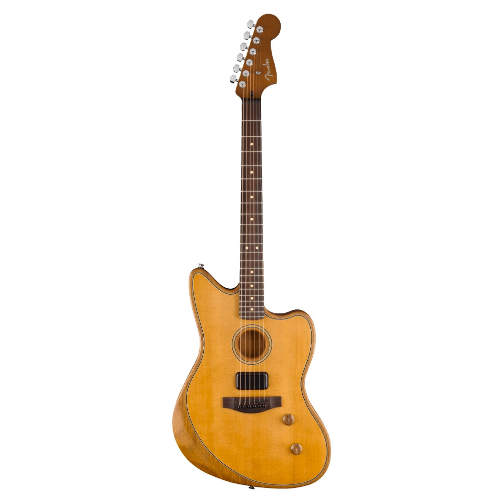 Fender 0973133534 Guitarra Electroacústica Acoustasonic Standard Jazzmaster Aged Natural