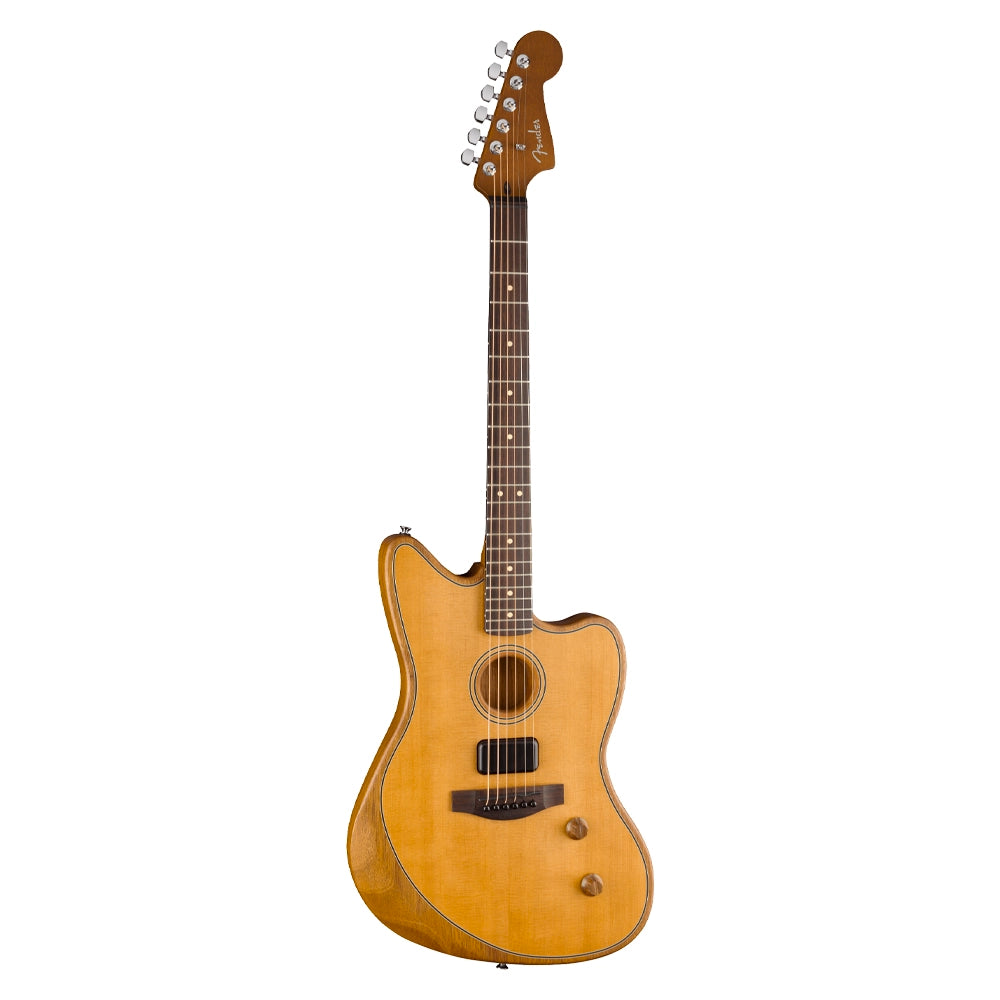 Fender 0973133534 Guitarra Electroacústica Acoustasonic Standard Jazzmaster Aged Natural