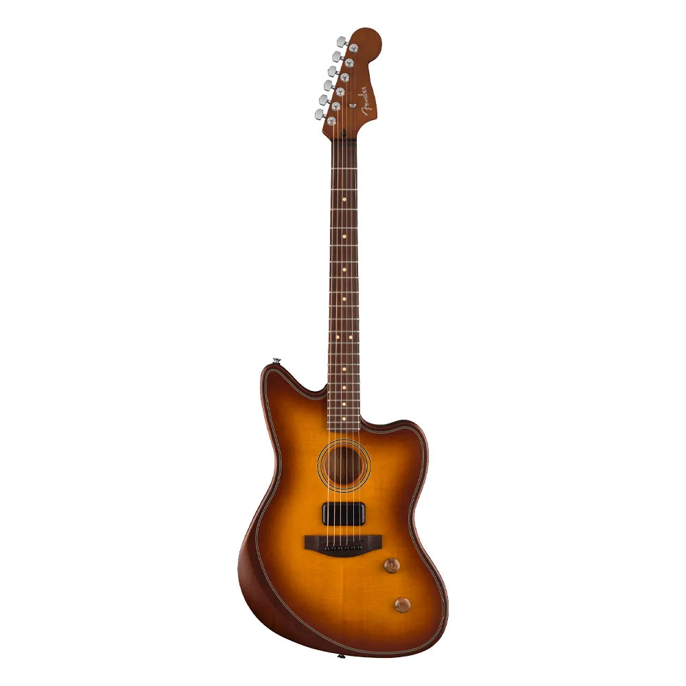 Fender 0973133542 Guitarra Electroacústica Acoustasonic Standard Jazzmaster Honey Burst