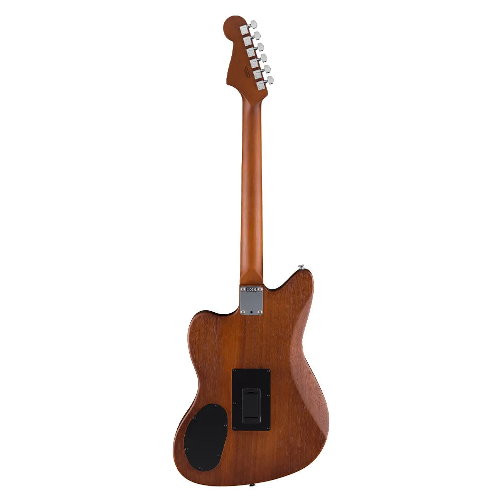 Fender 0973133542 Guitarra Electroacústica Acoustasonic Standard Jazzmaster Honey Burst