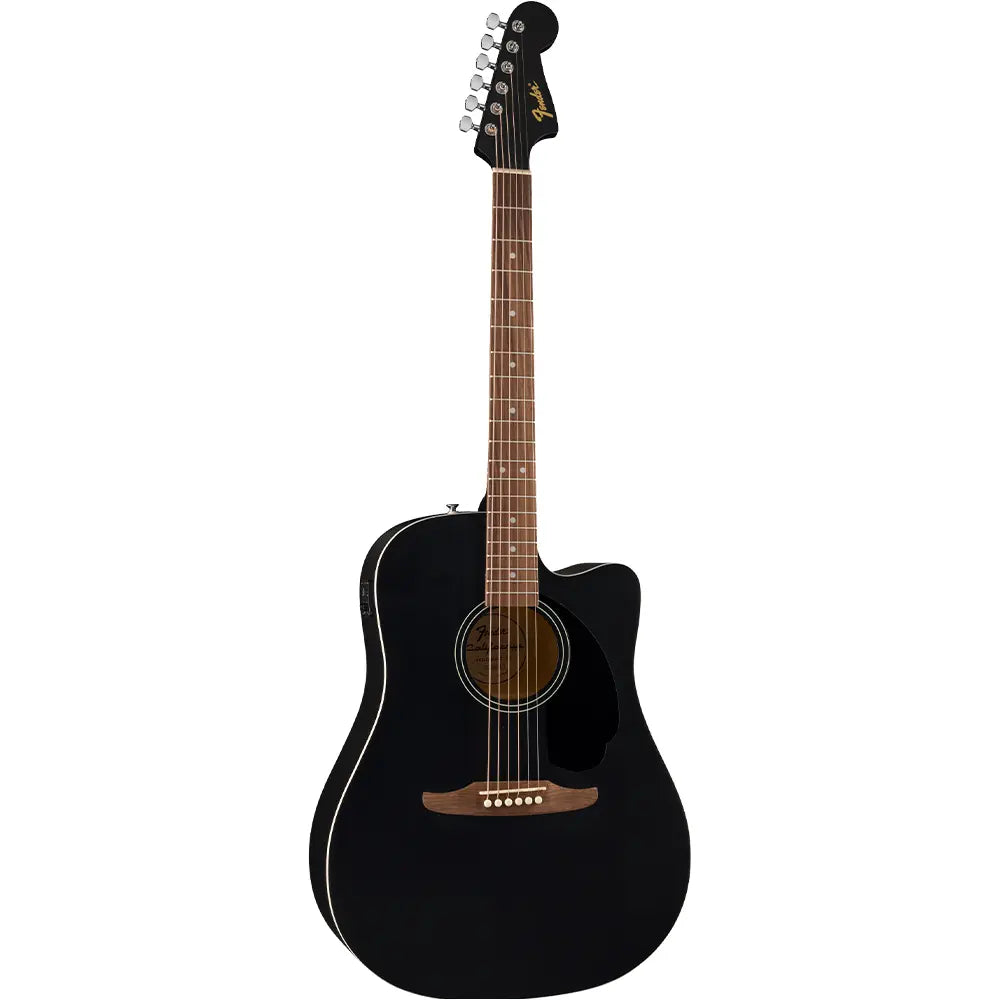Fender 0974010506 Guitarra Electroacústica California Debut Redondo CE Black