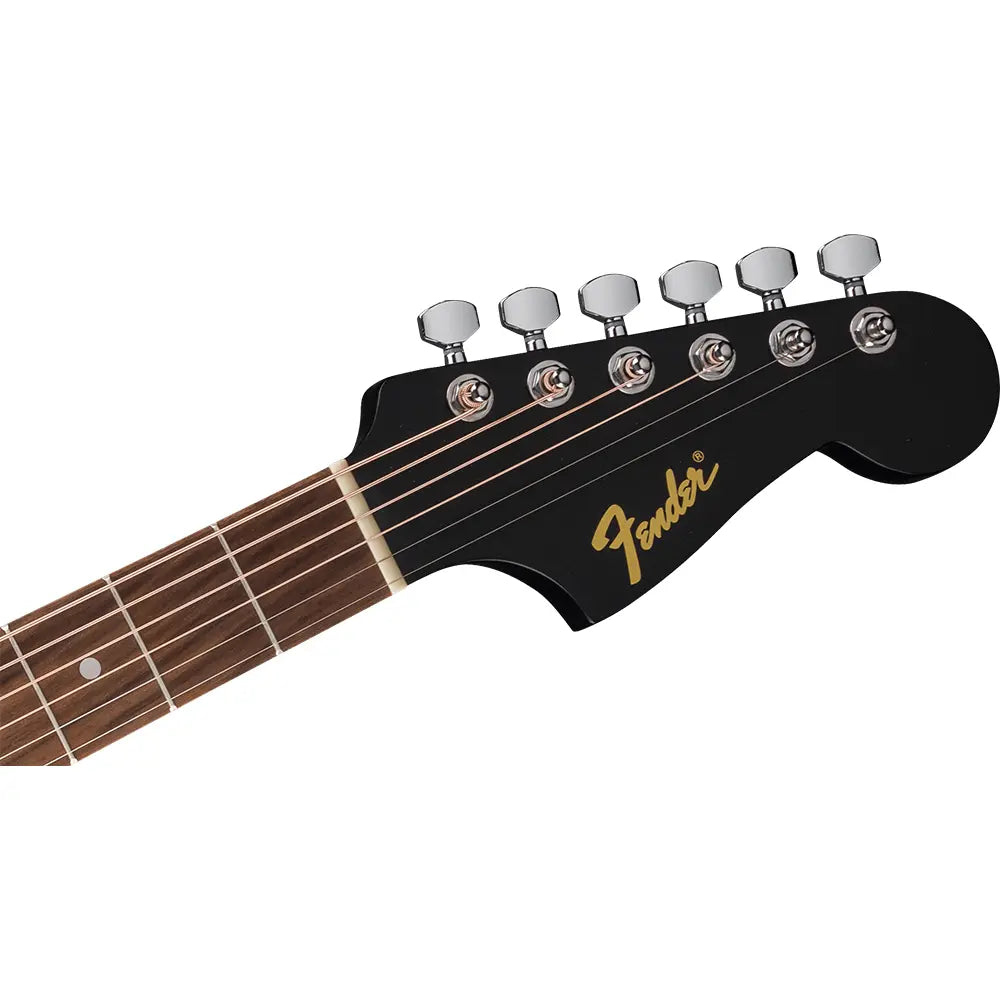 Fender 0974010506 Guitarra Electroacústica California Debut Redondo CE Black