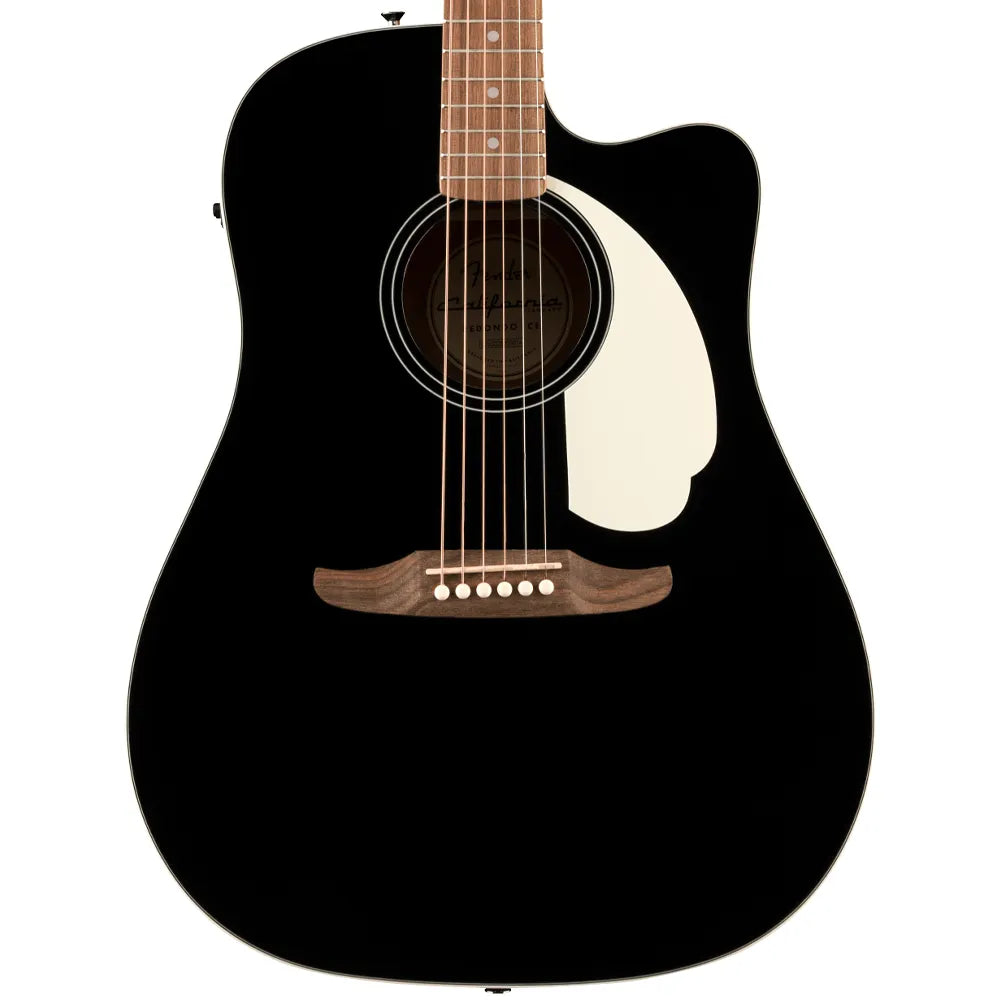 Fender 0974221506 Guitarra Electroacústica California Standard Redondo CE Spruce Top Black