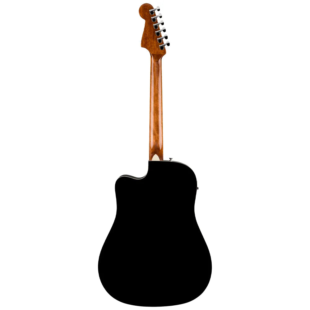 Fender 0974221506 Guitarra Electroacústica California Standard Redondo CE Spruce Top Black