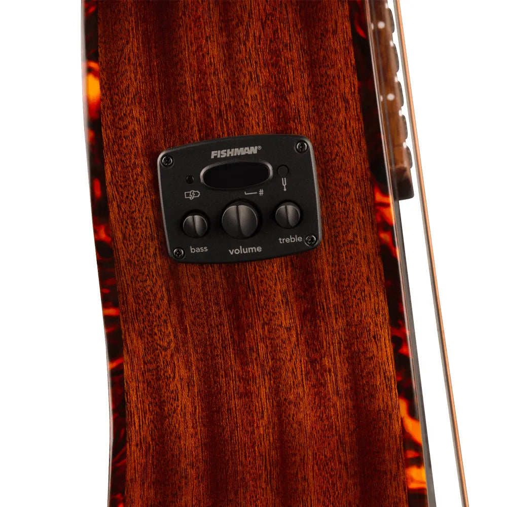 Fender 0974652521 Guitarra Electroacústica California Deluxe Monterey E Caoba Acabado Natural