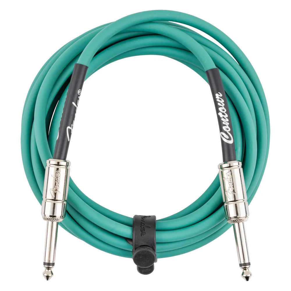 Fender 0990571146 Contour Instrument Cable Sherwood Green 10'