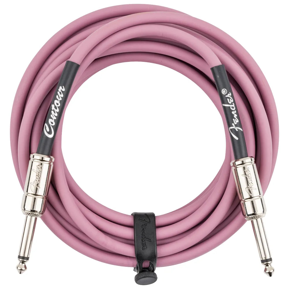 Fender 0990571866 Contour Instrument Cable Burgundy Mist 18.6'