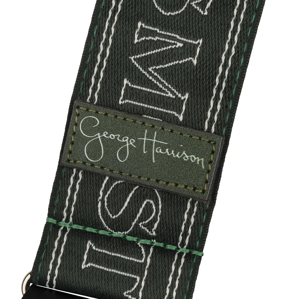 Fender 0990639048 Tahalí George Harrison All Things Must Pass Logo Strap Green