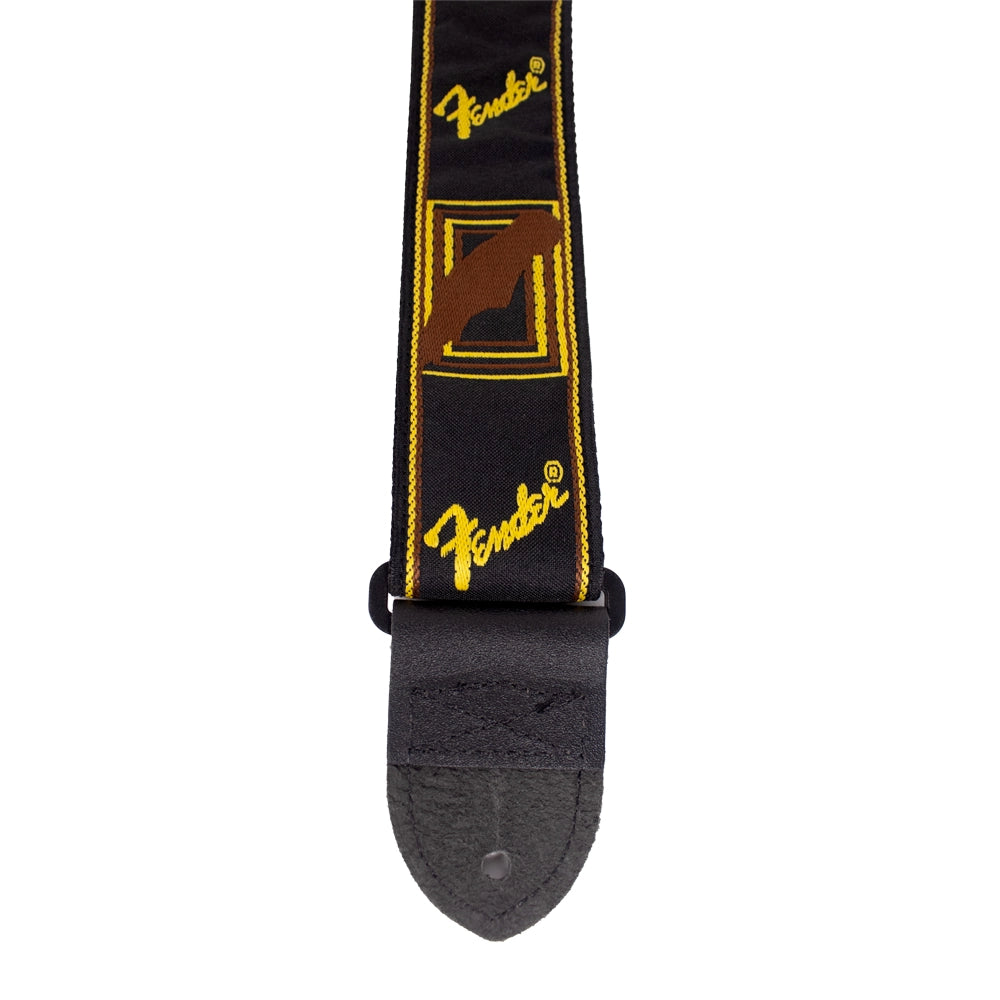 FENDER 0990681000 Tahalí 2in Negro/Amarillo/Café