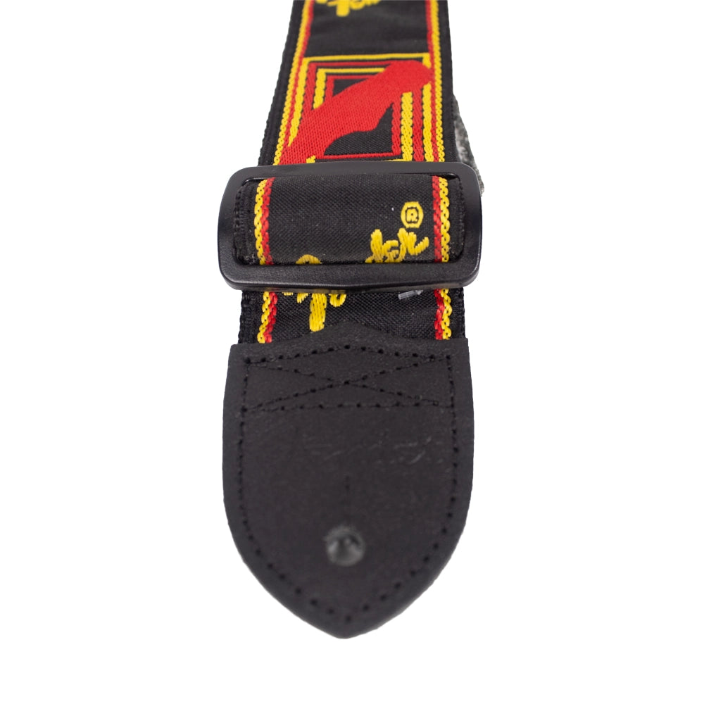 FENDER 0990681500 Tahalí 2in Negro/Amarillo/Rojo
