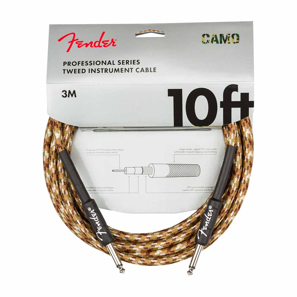 Cable Instrumento Fender 0990810107 PRO 10 Desert Camo