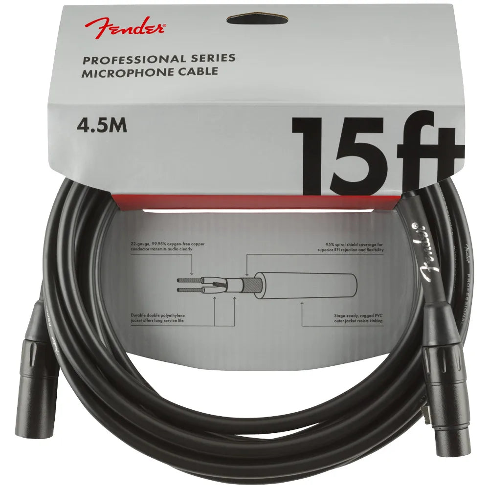 Fender 0990820018 Cable Para Micrófono Pro 15"