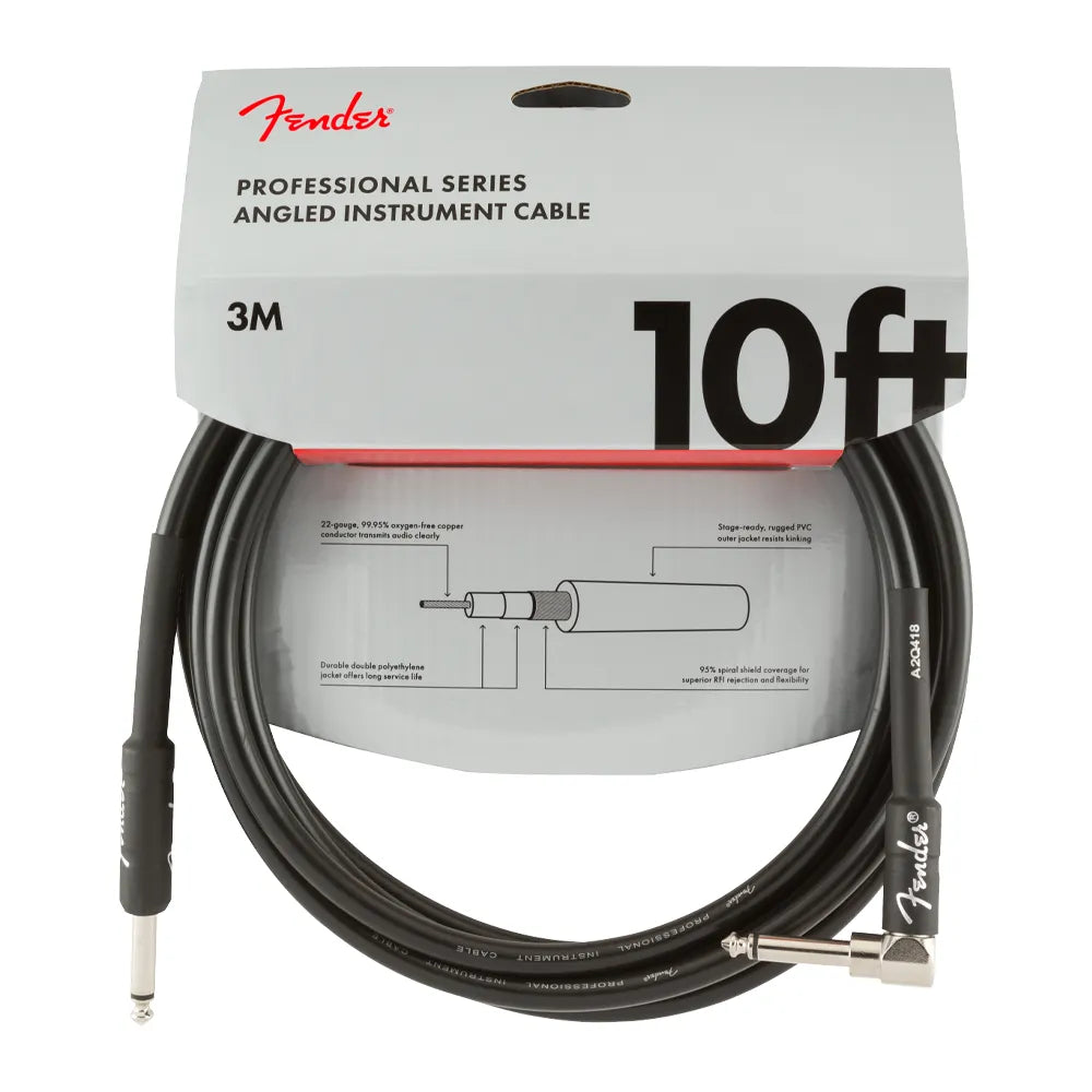 Fender Instrument Cable con Plug Angular Cable para Instrumento 0990820025
