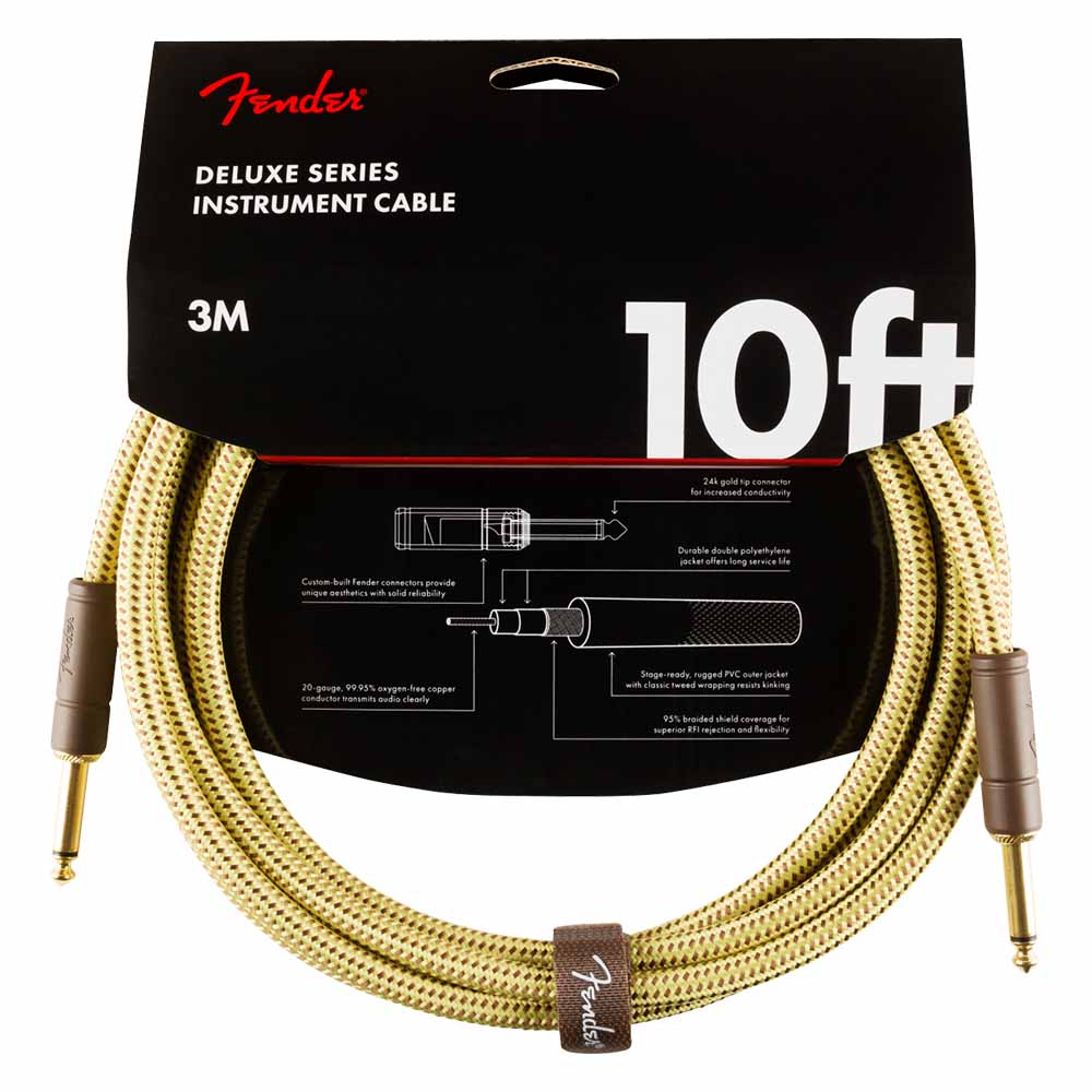 Cable para Instrumento Deluxe 3m Tweed FENDER 0990820089