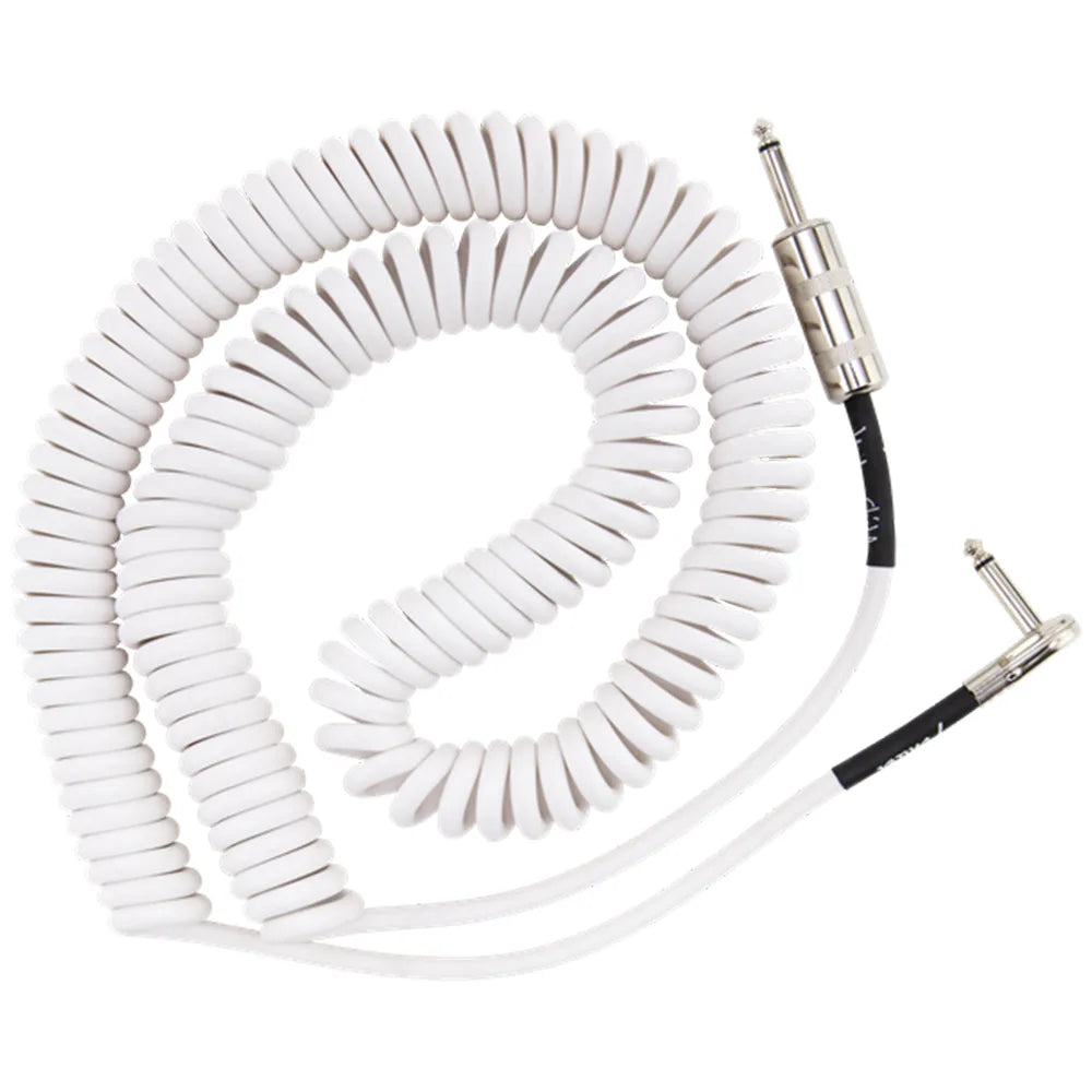 Fender 0990823002 Cable Hendrix Voodoo Child Coil Instrument Cable Straight/Angle 30' White