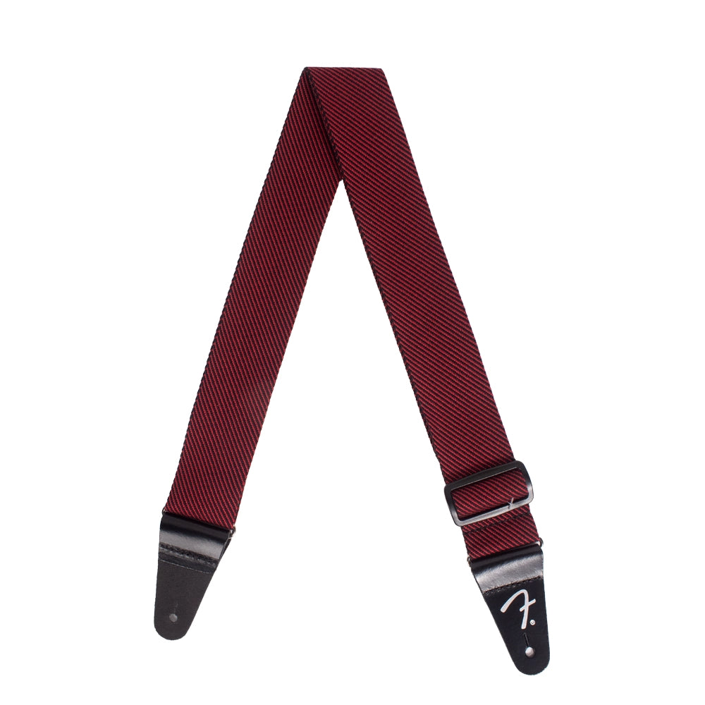 Fender 0991445406 Tahalí Tweed Modern Negro y Rojo 2"