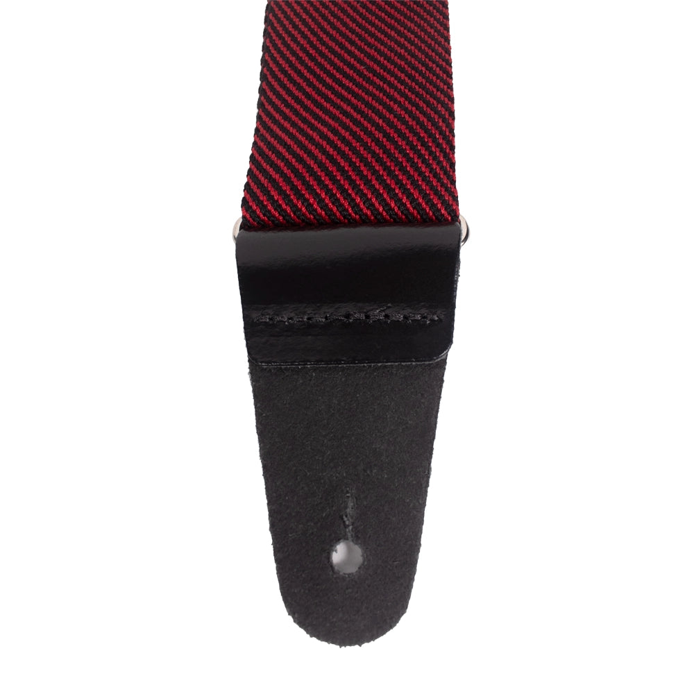 Fender 0991445406 Tahalí Tweed Modern Negro y Rojo 2 inch