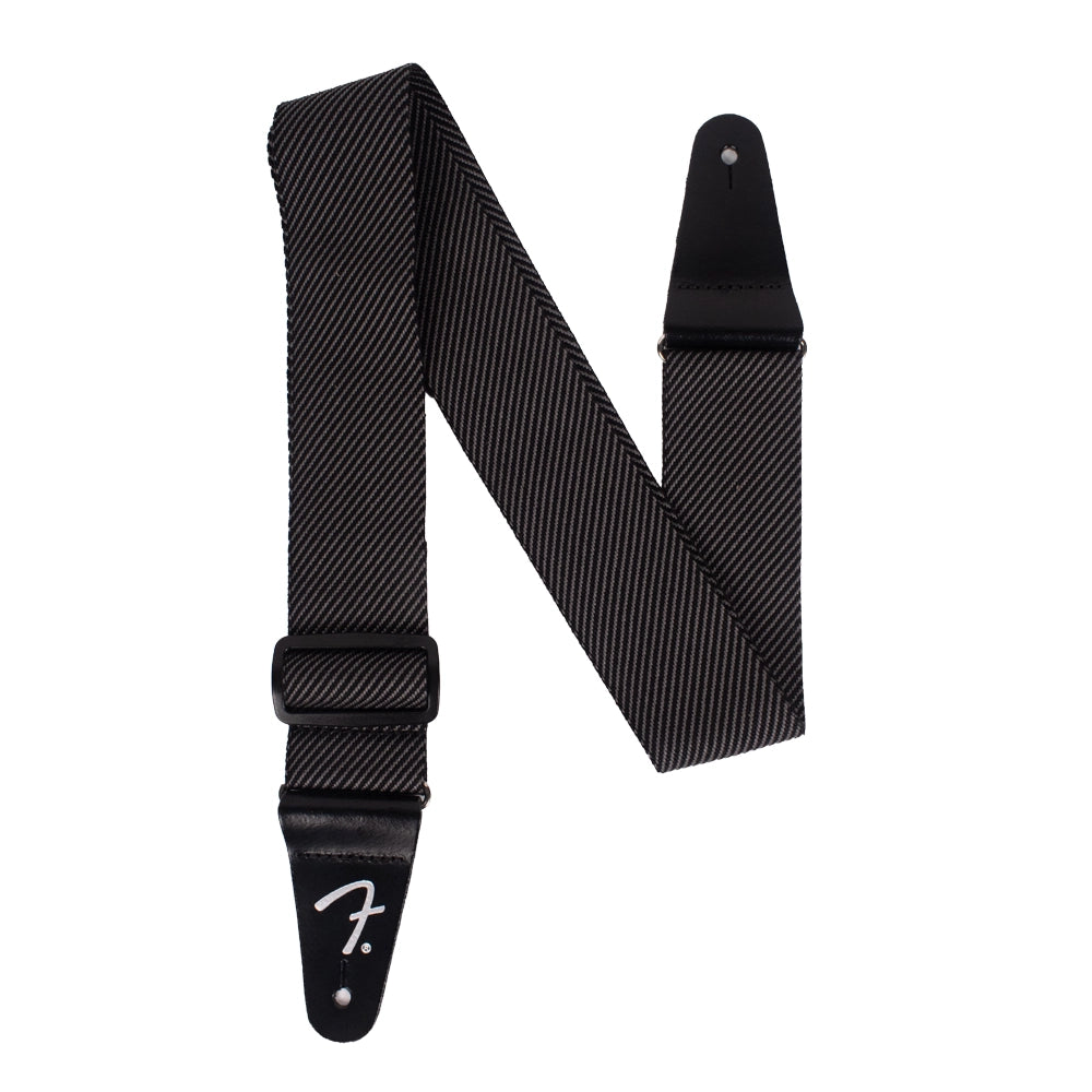 Fender 0991447406 Tahalí Tweed Modern Gris y Negro 2"