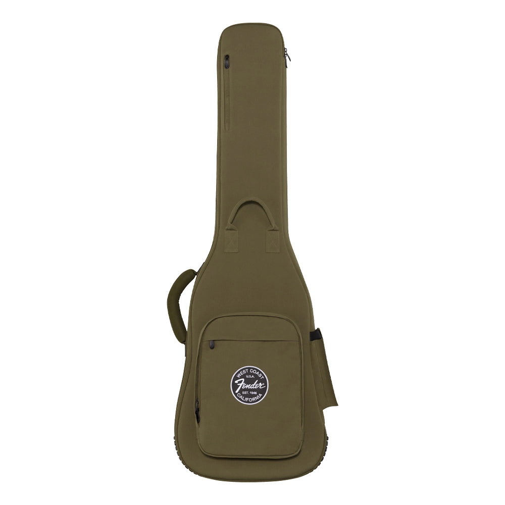 Fender 0991513498 Funda para Bajo Eléctrico Troubadour Color Verde Oliva