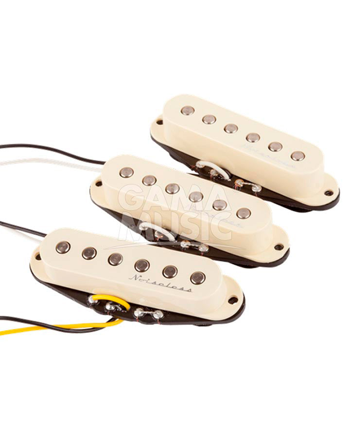Paquete de Pastillas Fender Hot Noiseless Strat Single Coil (3) 0992105000