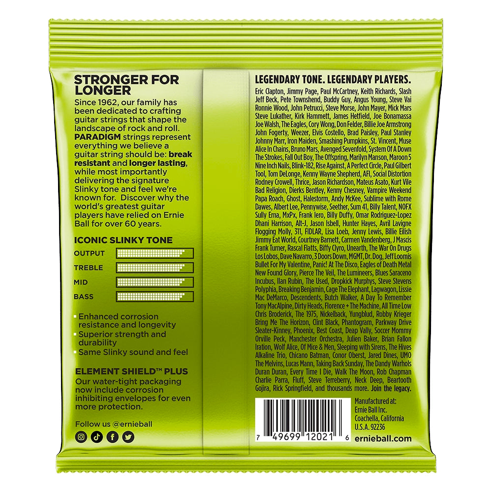 Ernieball 2021 Encordadura Guitarra Eléctrica Paradigm Regular Slinky 10/46
