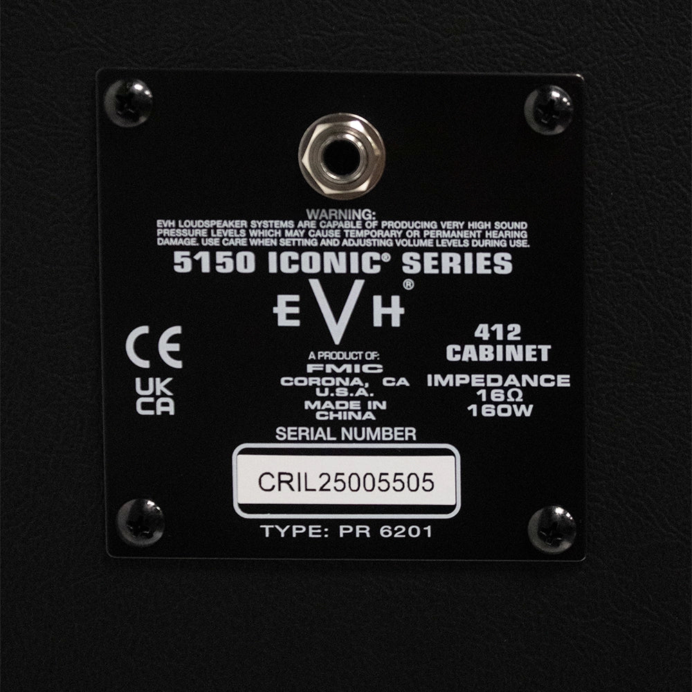 Evh 2257500010 Gabinete Guitarra Eléctrica 5150 Iconic Serie 4x12 Black
