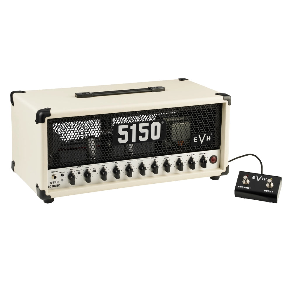 Evh 2257600410 Serie Iconic 5150 Cabezal 6L6 de 15 W Color Marfil.