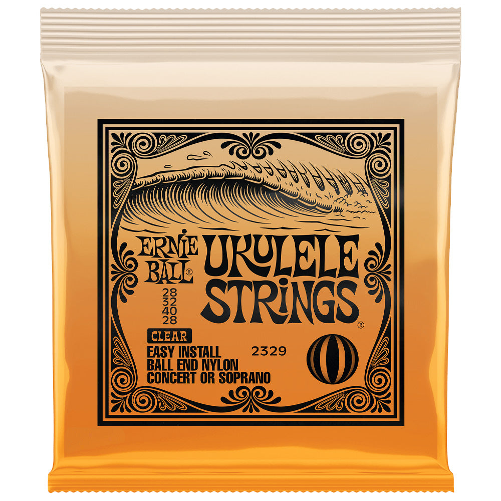 Encordadura Ukulele ErnieBall 2329 Nylon Transparente