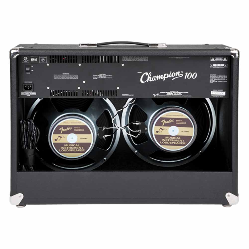 Combo Champion 100 Black and Silver 100W 2x12in FENDER 2330400000