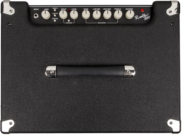 Fender Rumble 500 Black and Silver 500W Amplificador para Bajo 2370600000