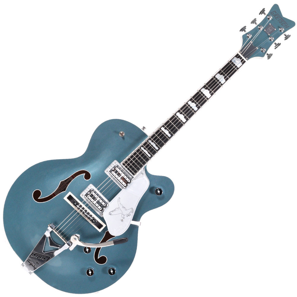 Guitarra Eléctrica Gretsch 2401514874 G6136T-140 LTD 140th Double Platinum Falcon with String-Thru Bigsby, Two-Tone Stone Platin
