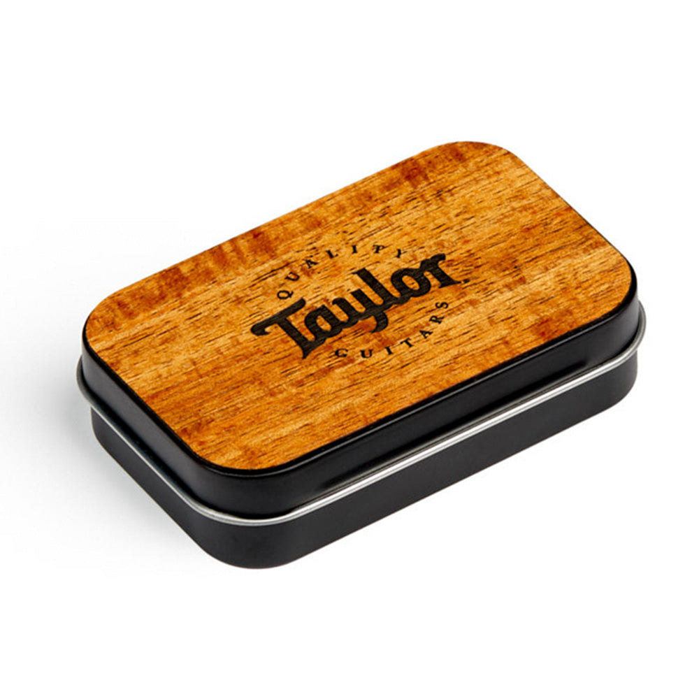 Paquete Púas Taylor 2601 Tin Koa Top Collectable Dark Tone Series con 9
