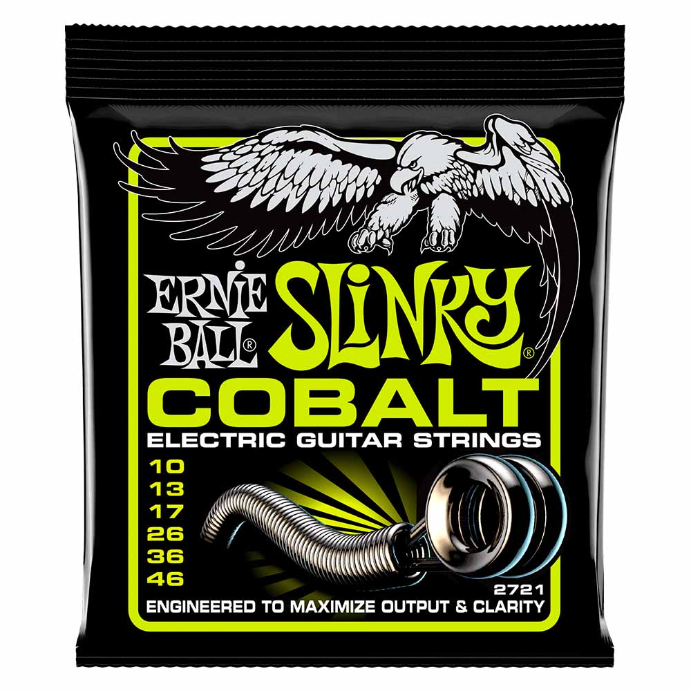 Encordadura Guitarra Eléctrica E.Ball ERNIEBALL 2721 10/46 Cobalt Slinky