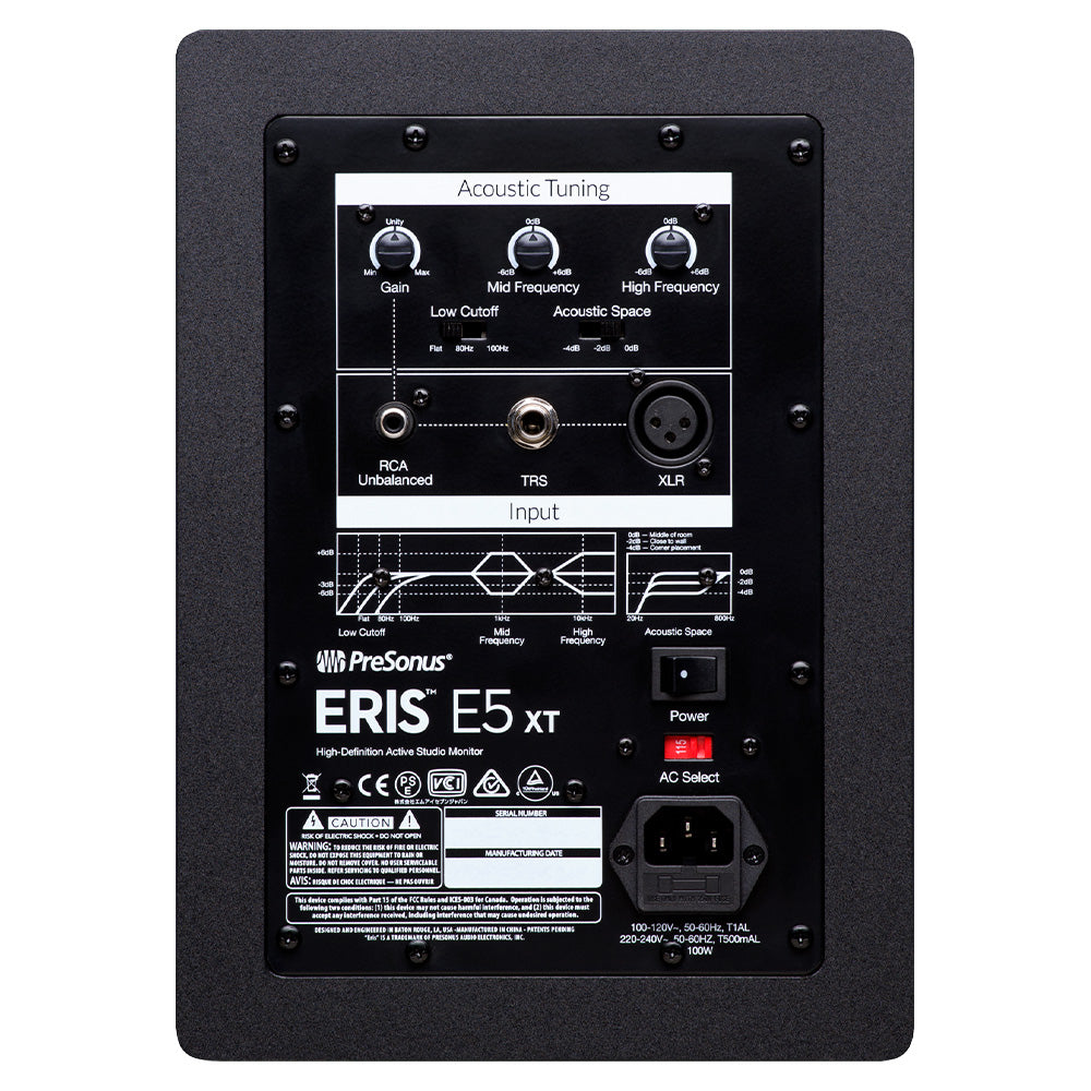 Presonus Eris E5 XT Studio Monitor Black Monitor 2777500109
