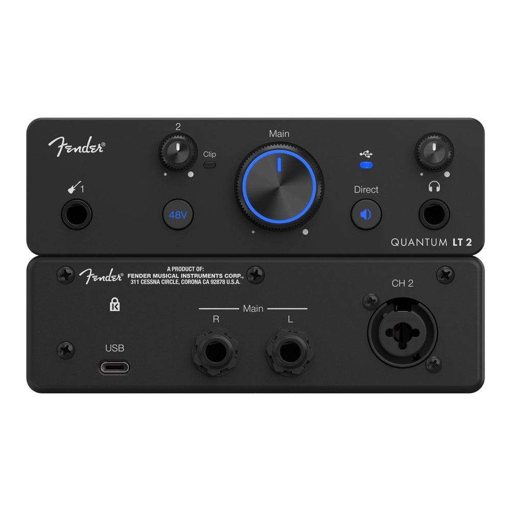 Fender 2777700612 Interfaz de audio Quantum LT 2 USB-C