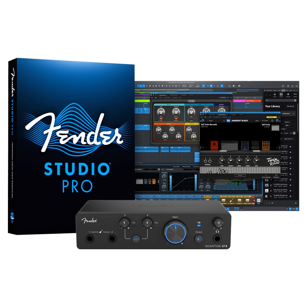 Fender 2777700613 Interfaz de audio Quantum LT 4 USB-C