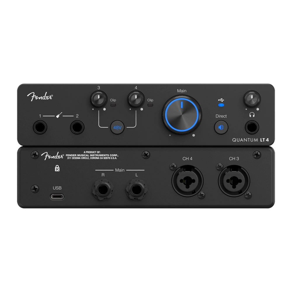 Fender 2777700613 Interfaz de audio Quantum LT 4 USB-C