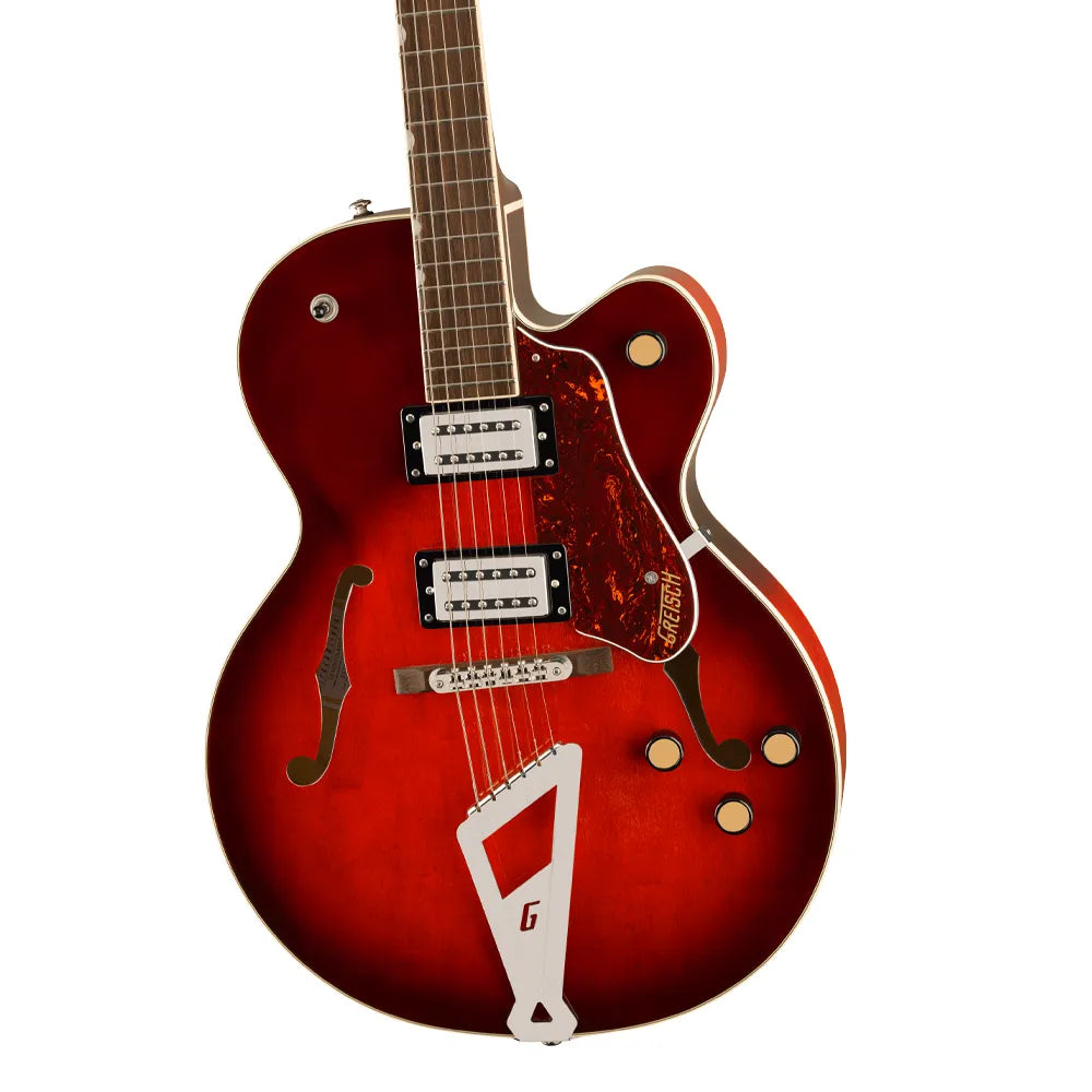 Gretsch 2817000561 Guitarra Eléctrica G2420 Streamliner Hollow Body with Chromatic II Broad Tron BT-3S Pickups Claret Burst