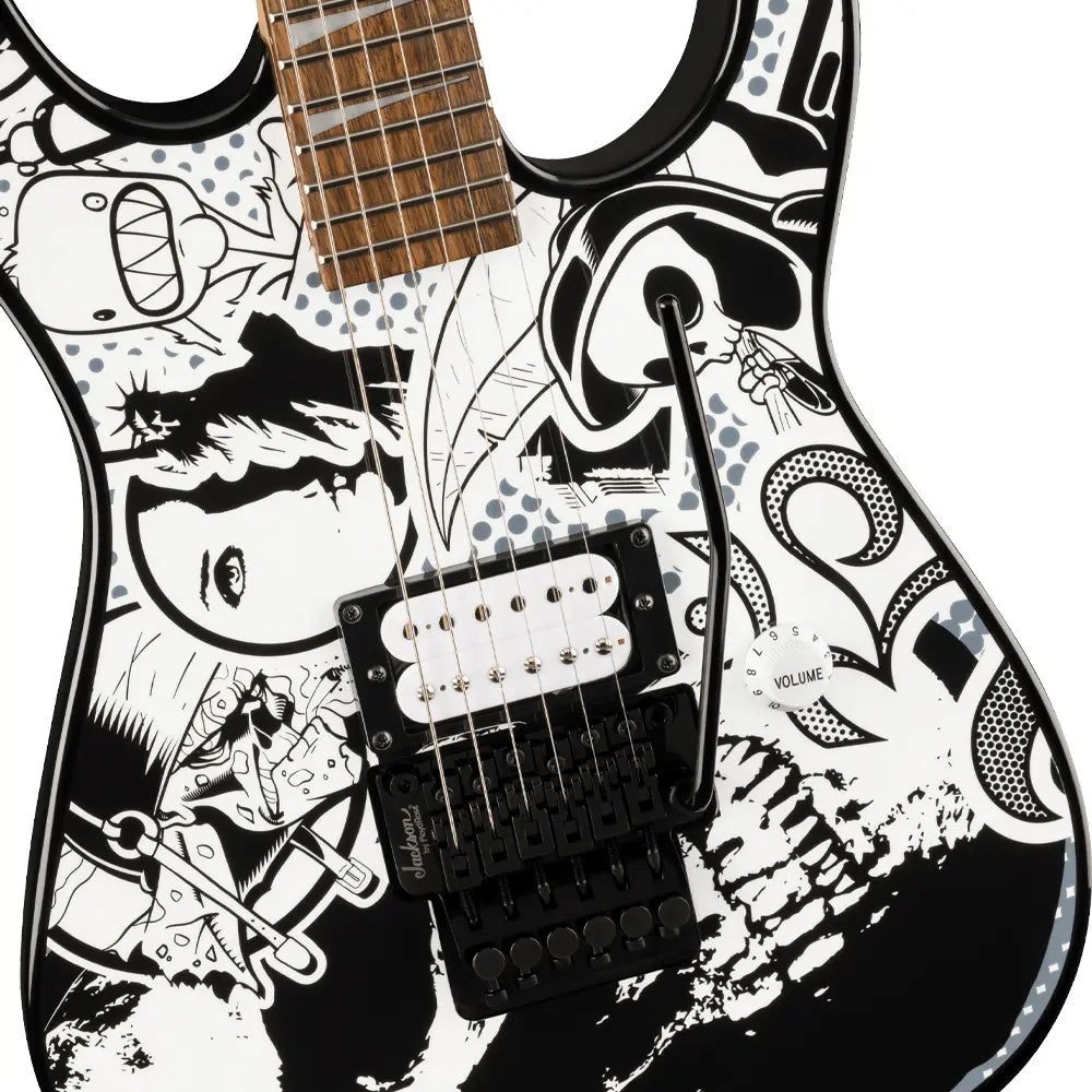 Jackson 2910032500 Guitarra Eléctrica X Series Dinky DK1 H Skull Kaos