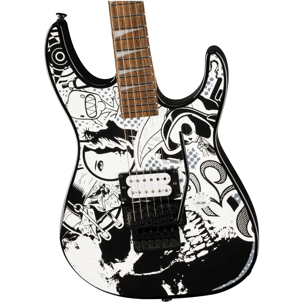 Jackson 2910032500 Guitarra Eléctrica X Series Dinky DK1 H Skull Kaos